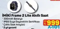 İMİKİ FRAME 2 LİTE AKILLI SAAT indirimli fiyat İMİKİ FRAME 2 LİTE AKILLI SAAT fiyat ve kampanya bilgisi